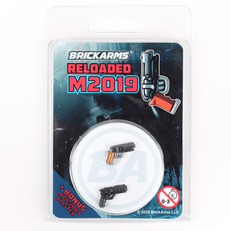 BrickArms M2019 Reloaded + LAPD 2049 Blaster - Orbital Minifigs