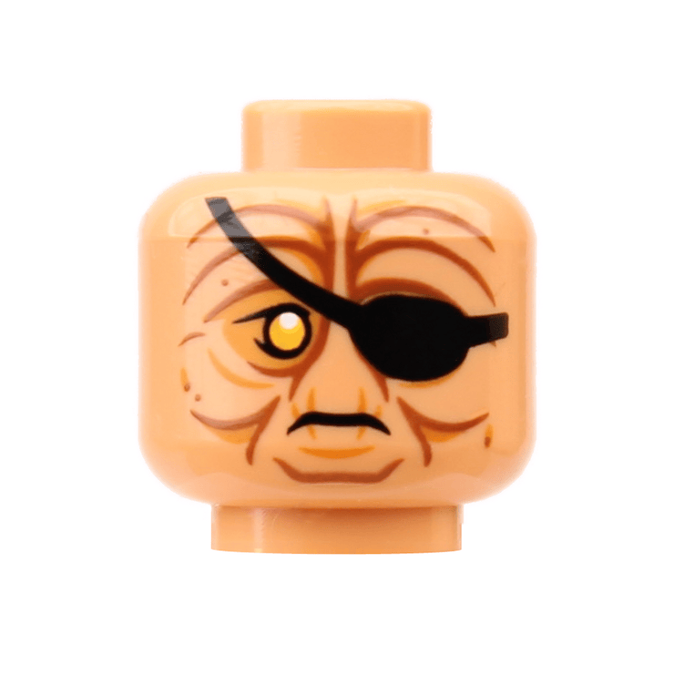 Dressellian Eyepatch Head - Orbital Minifigs