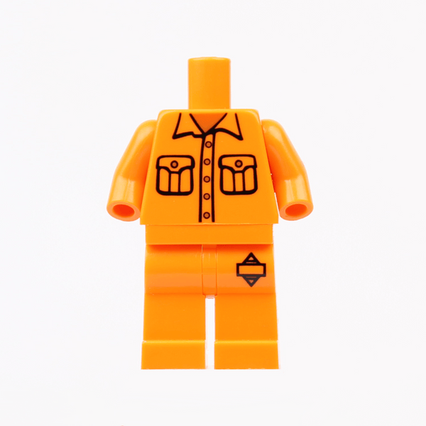 Arkham Jumpsuit Body - Orbital Minifigs