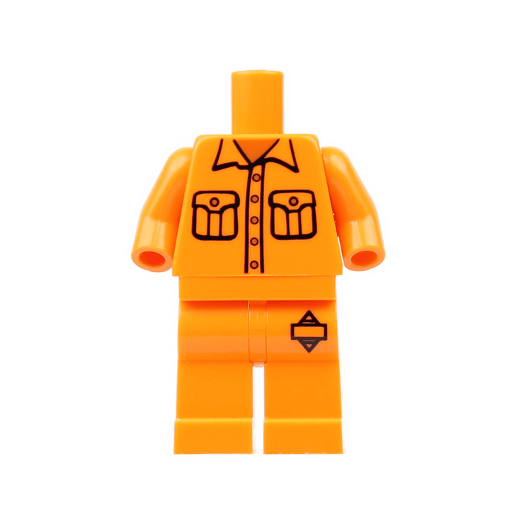 Arkham Jumpsuit Body - Orbital Minifigs