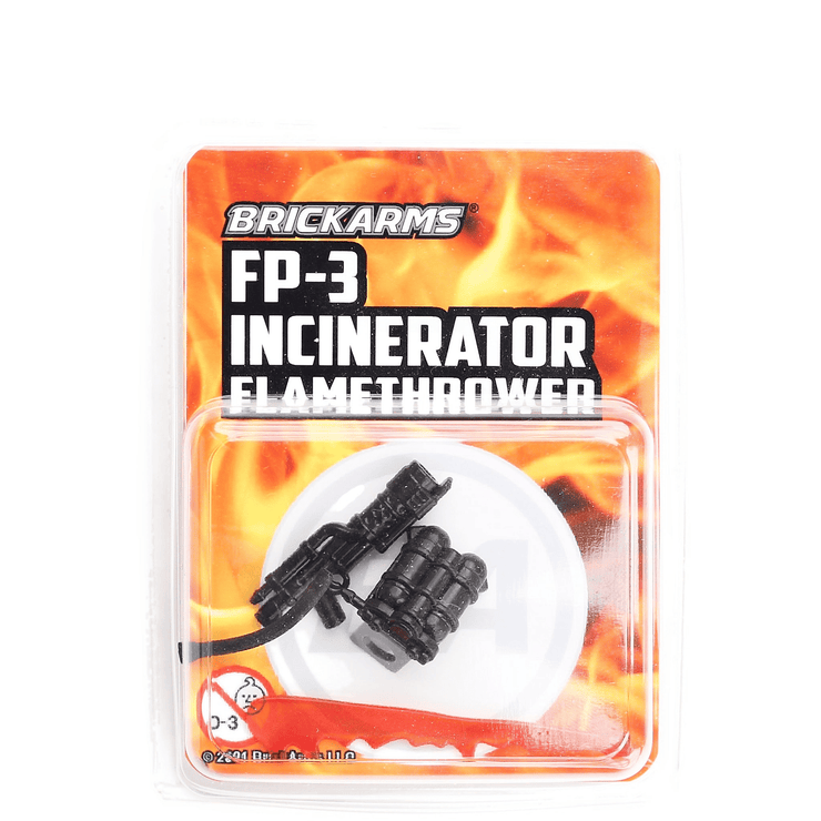 BrickArms FP-3 Incinerator Flamethrower - Orbital Minifigs