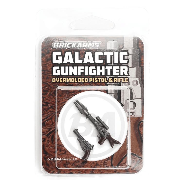 BrickArms Galactic Gunfighter - Reloaded Pistol & Rifle - Orbital Minifigs