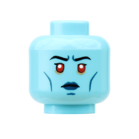 Chiss Female Head - Orbital Minifigs