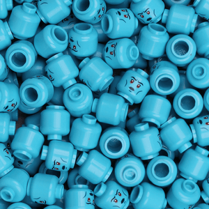 Chiss Female Head - Orbital Minifigs