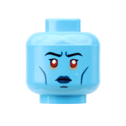 Chiss Female Head - Orbital Minifigs