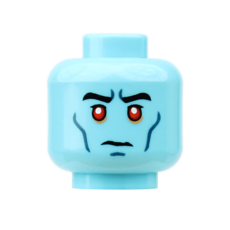 Chiss Male Head - Orbital Minifigs