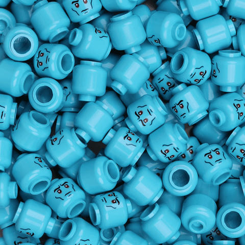 Chiss Male Head - Orbital Minifigs