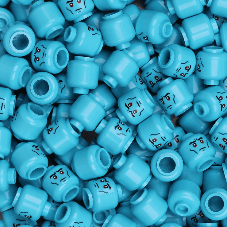 Chiss Male Head - Orbital Minifigs