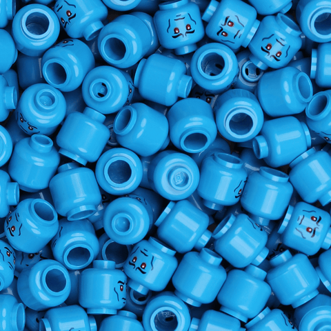 Chiss Male Head - Orbital Minifigs
