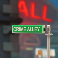 Crime Alley Tile - Orbital Minifigs