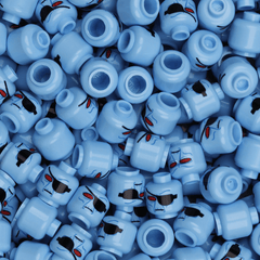 Eyepatch Duros head - Orbital Minifigs
