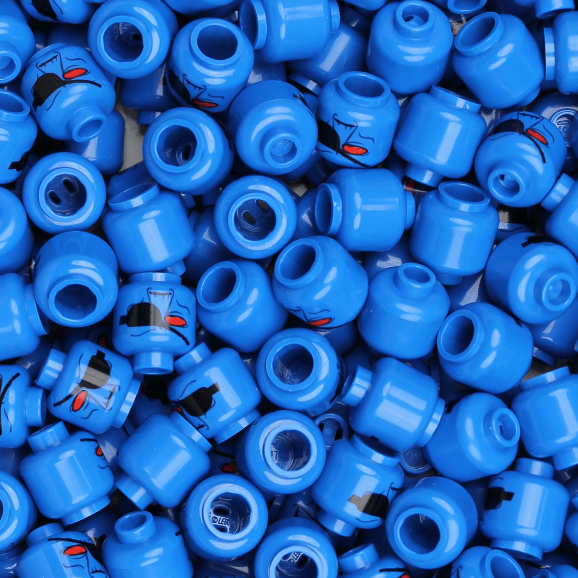 Eyepatch Duros head - Orbital Minifigs