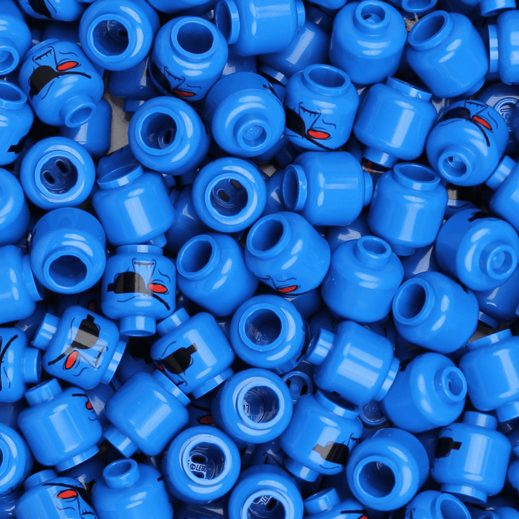 Eyepatch Duros head - Orbital Minifigs