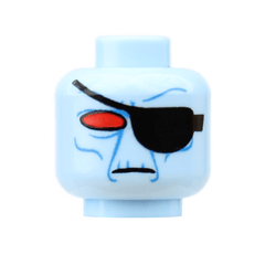 Eyepatch Duros head - Orbital Minifigs