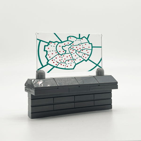 Galactic Map Tactical Display - Orbital Minifigs