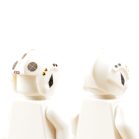 Gold Squadron Rebel Pilot Helmet - Orbital Minifigs
