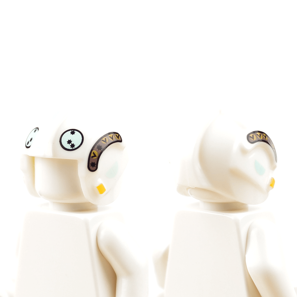 Green Squadron Rebel Pilot Helmet | Orbital Minifigs