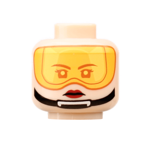Rebel Pilot Head (Female) - Orbital Minifigs