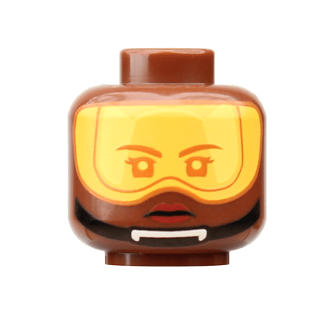 Rebel Pilot Head (Female) - Orbital Minifigs