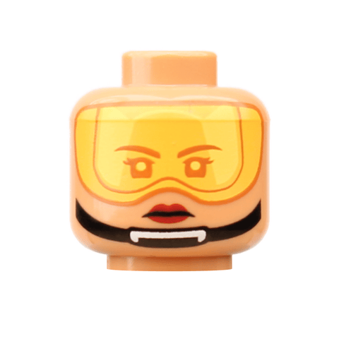 Rebel Pilot Head (Female) - Orbital Minifigs