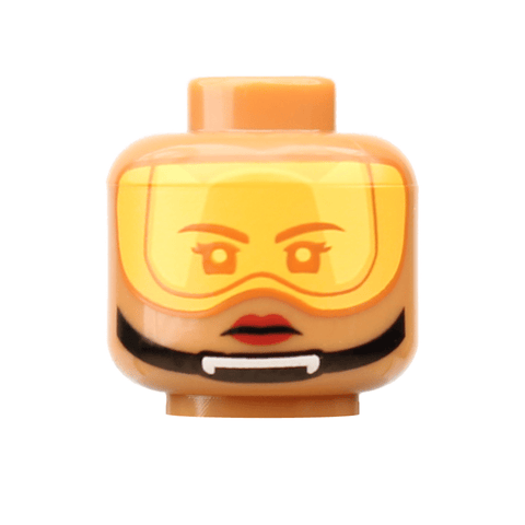 Rebel Pilot Head (Female) - Orbital Minifigs