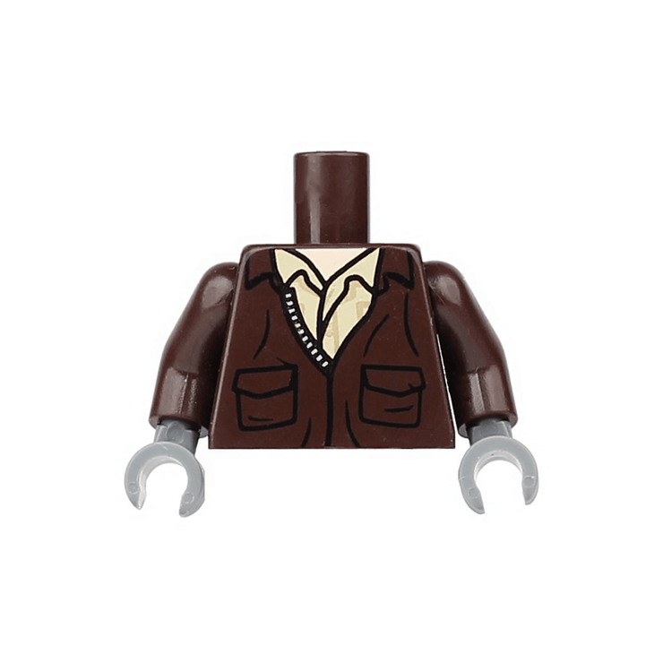 Zipped Up Jacket Torso - Orbital Minifigs